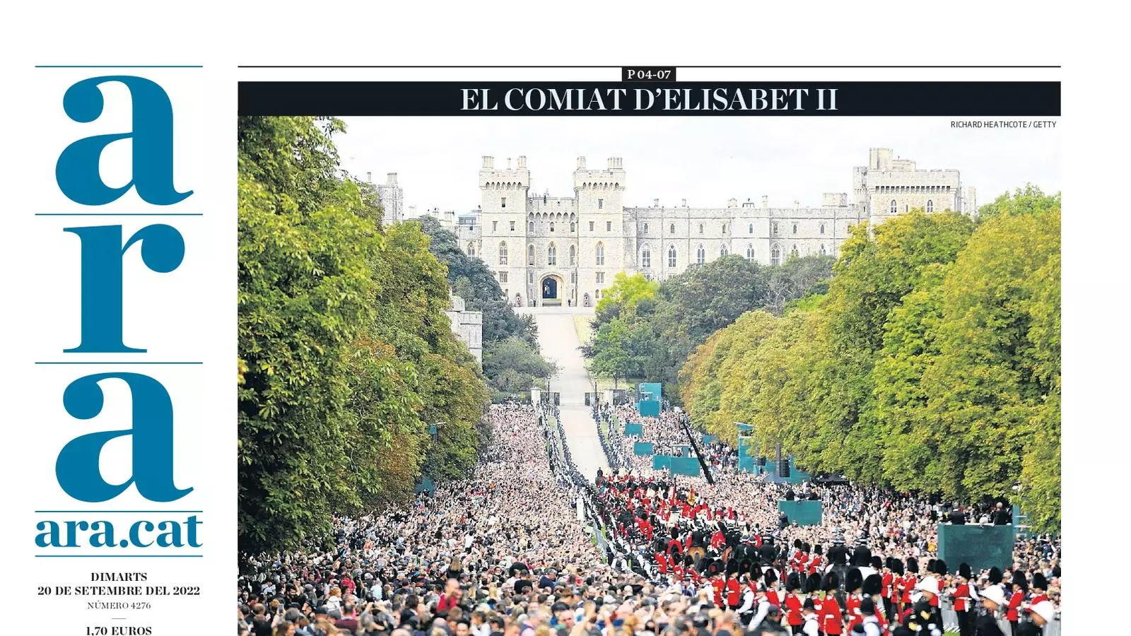 Portada del 19 de setembre de 2022