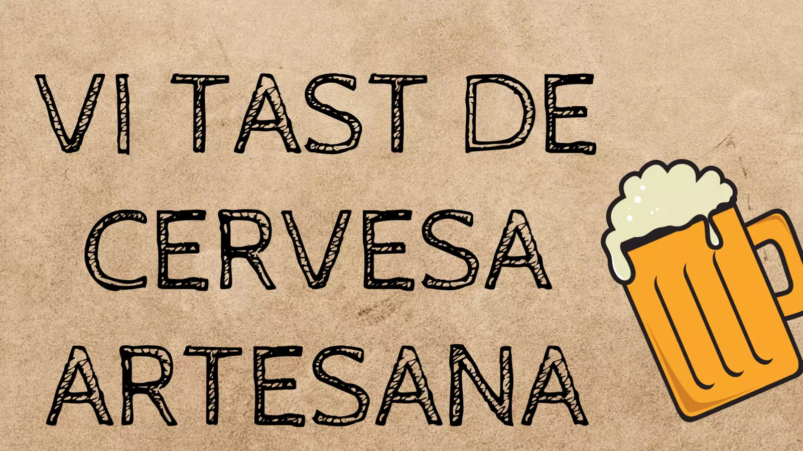 Cartell del VI tast de cervesa artesana a la Fira de Manacor.