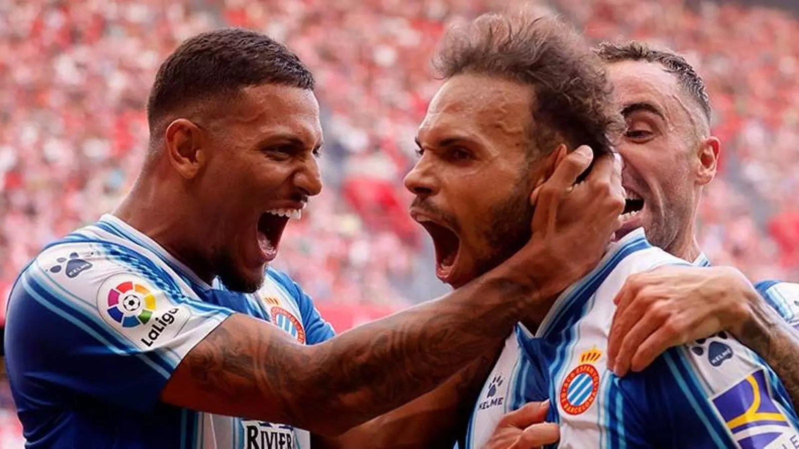 Braithwaite ha debutat amb l'Espanyol firmant el gol del triomf a San Mamés