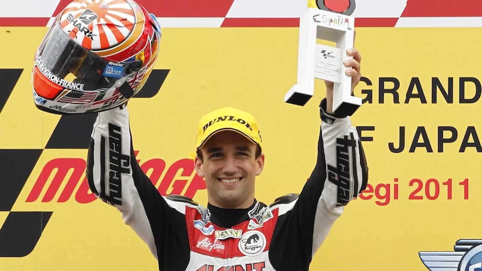 Zarco celebra el seu primer triomf al Mundial.