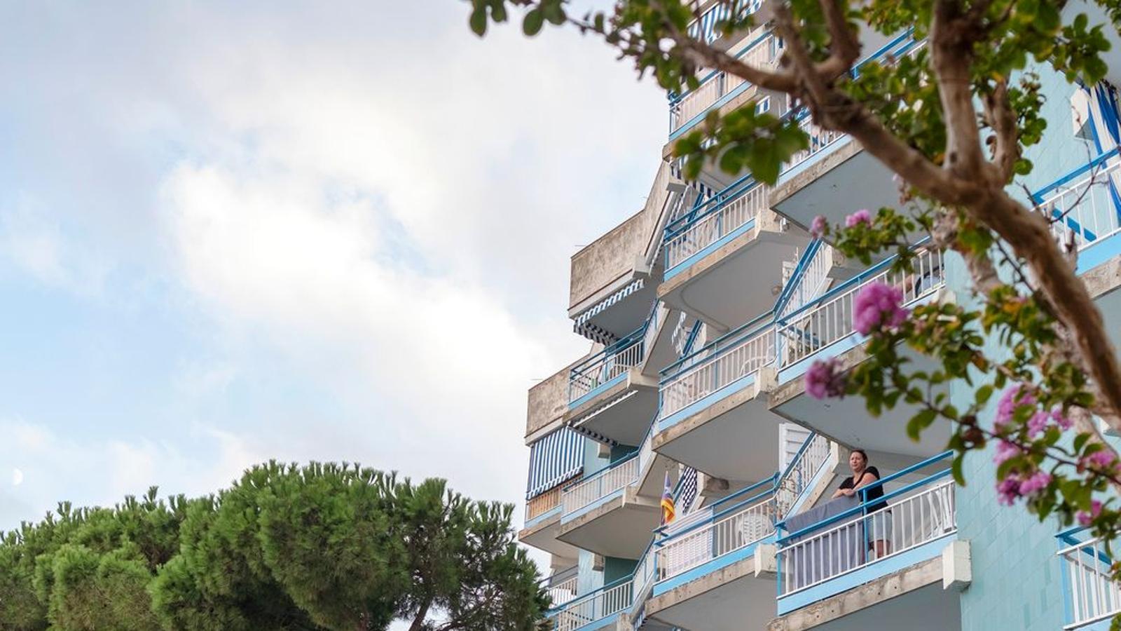 Un bloque de pisos de Platja d'Aro.