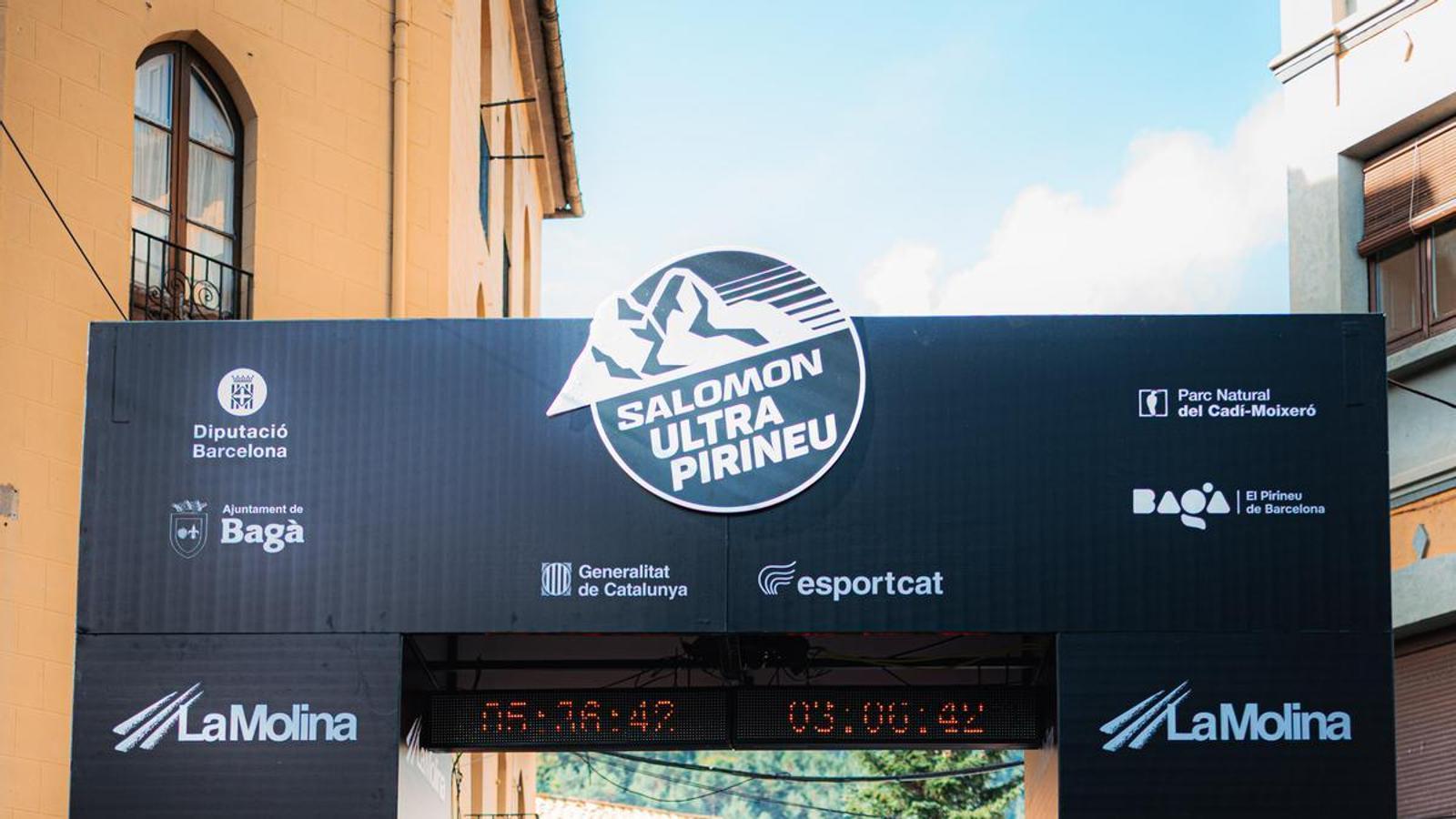 The podium of the Salomon Ultra Pirineu 2026