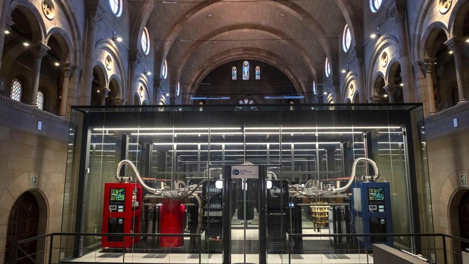 Quantum computer Quantum Spain, at the Barcelona Supercomputing Center.