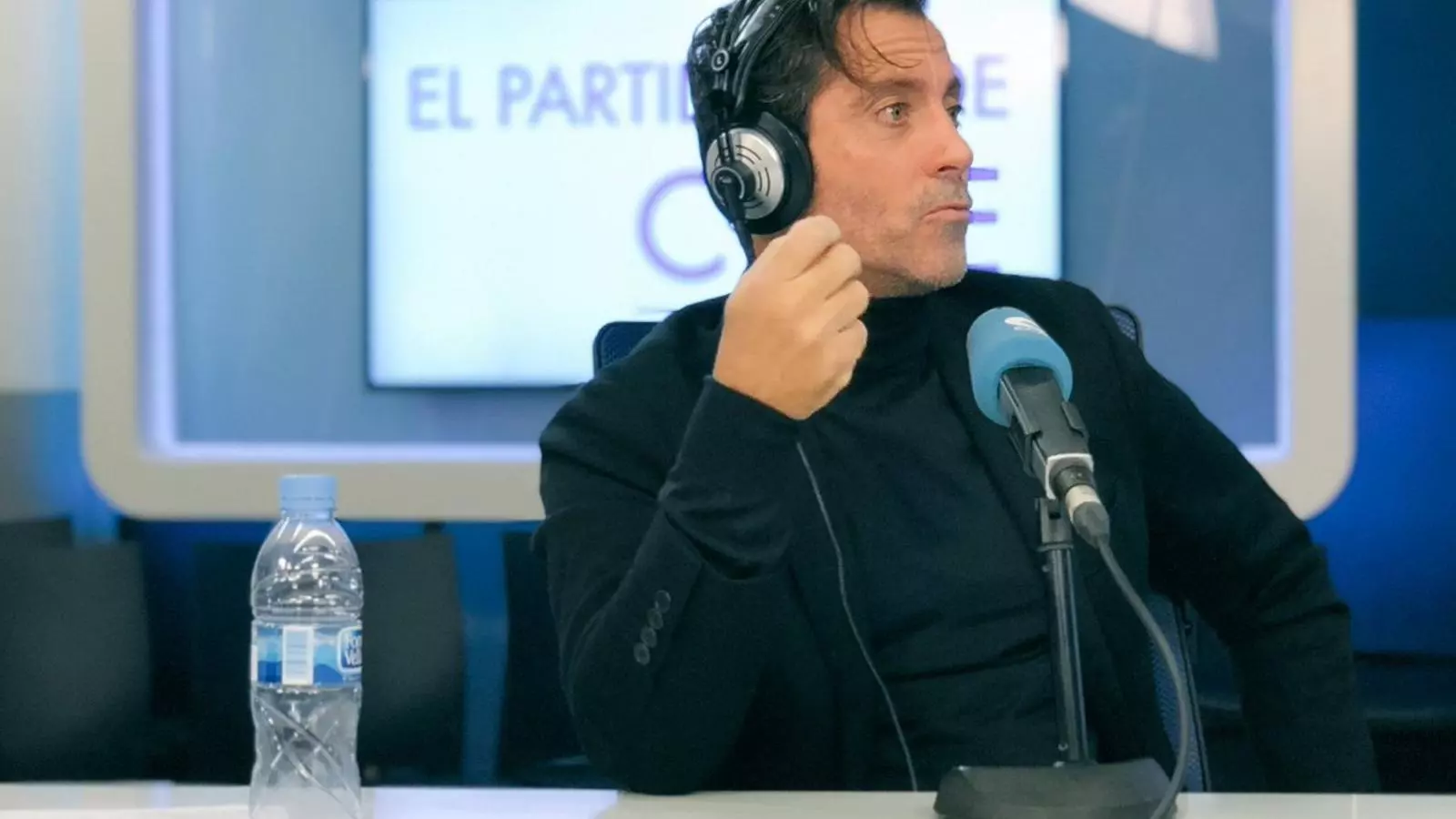 Quique Sánchez Flores, durant l'entrevista a la 'Cope'