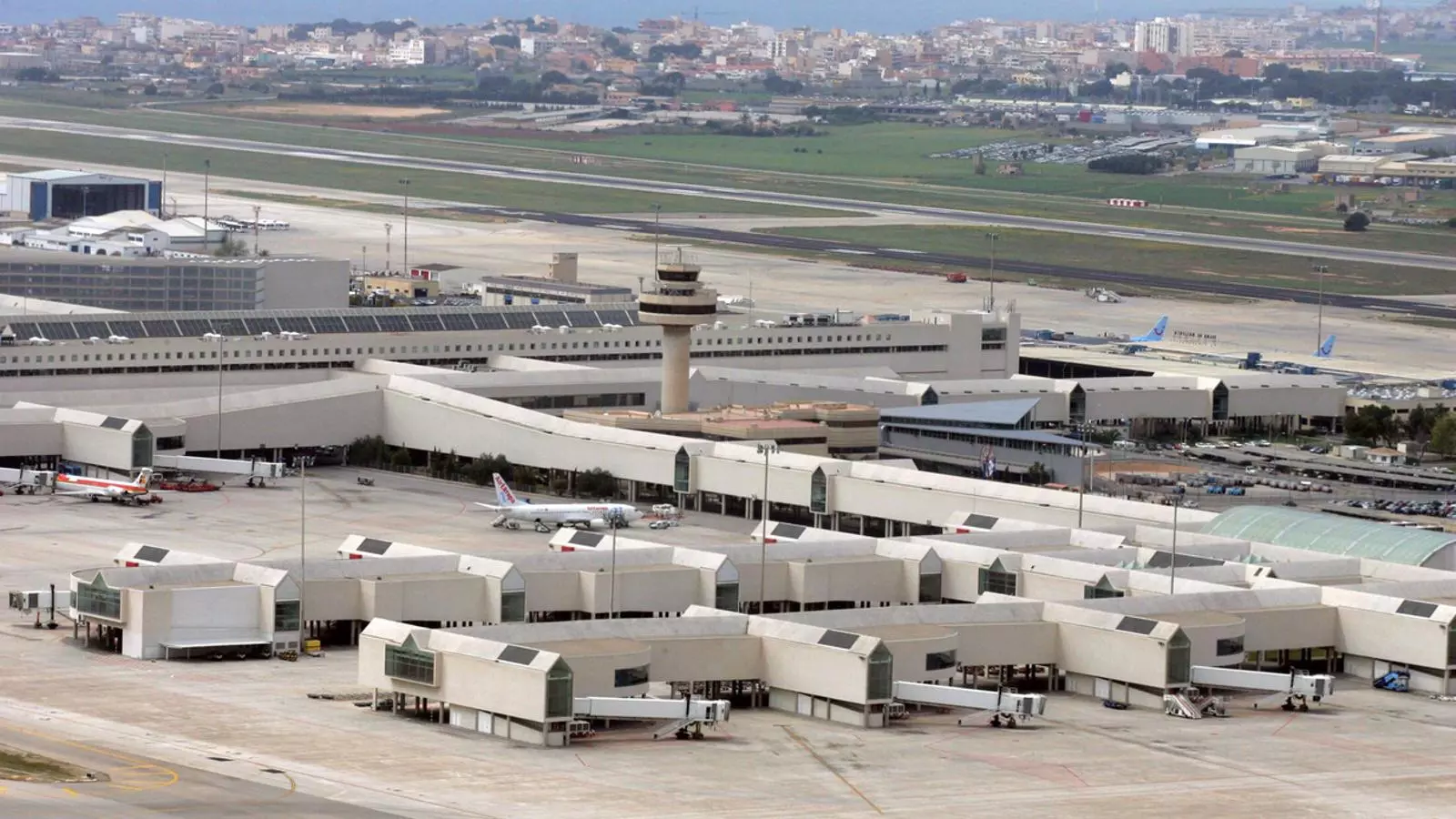 L'aeroport Son Sant Joan, a Palma