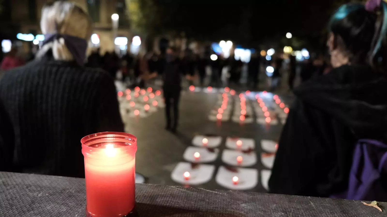 Concentració pel 25N a Palma convocat pel Moviment Feminista de Mallorca