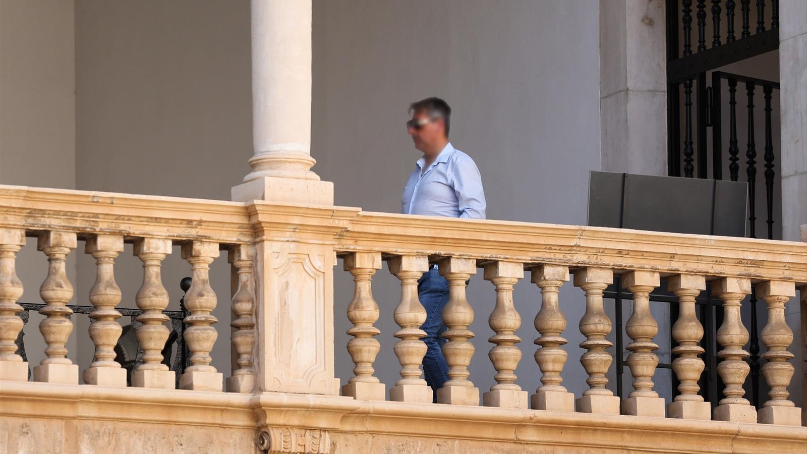 El fundador de Promociones Lujo Casa Baleares SL, Carlos García Roldán, als jutjats de Palma.