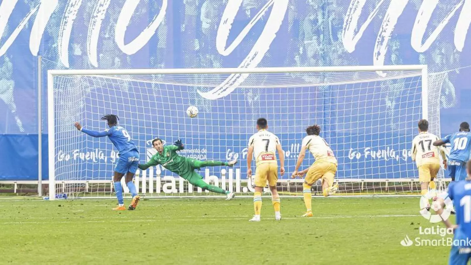 Gassama ha empatat contra l'Espanyol amb un fort xut de penal