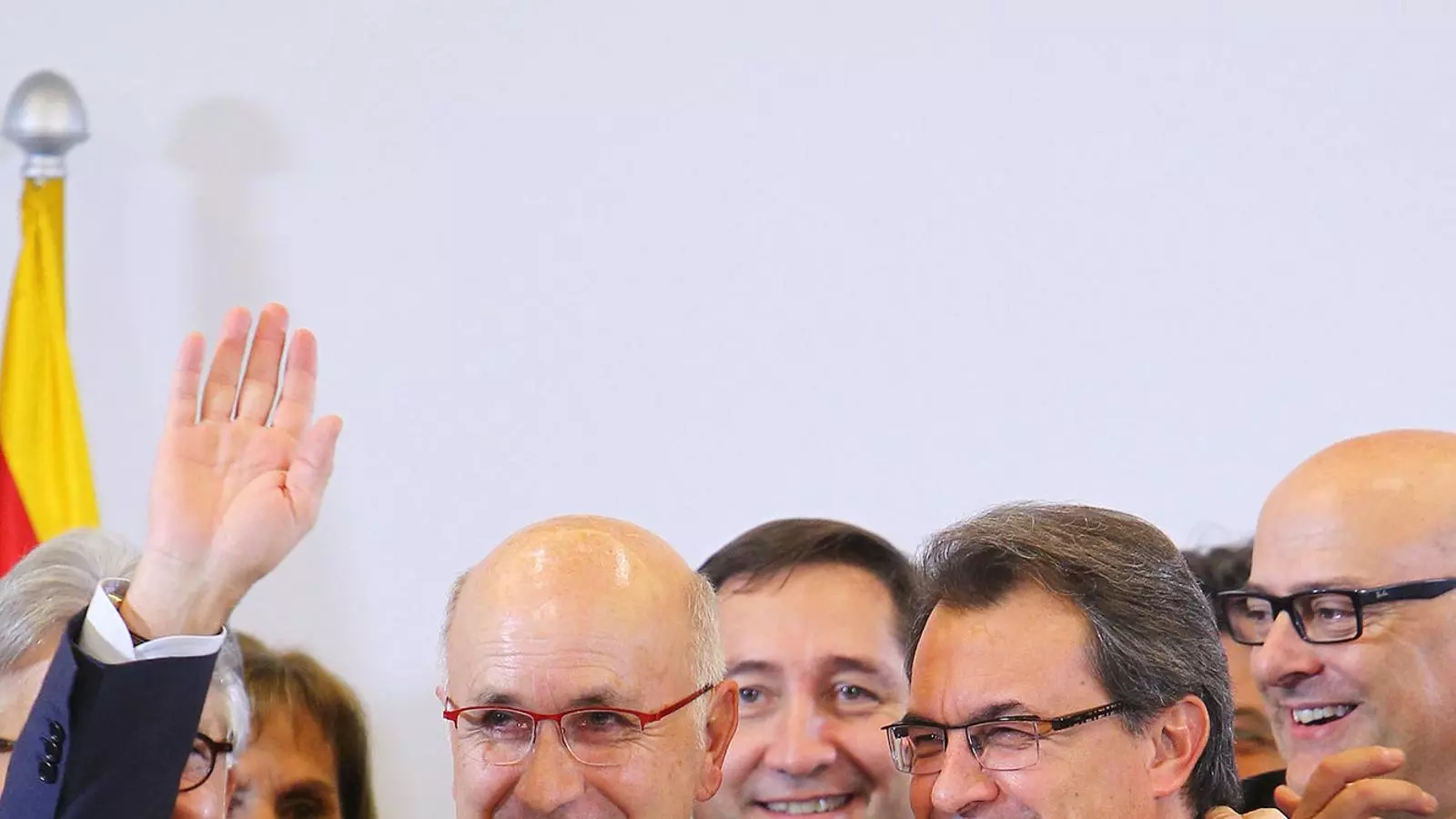 BONA SINTONIA Els dirigents de CDC i d'Unió destaquen el moment actual com el millor que ha viscut mai CiU com a federació. Amb victòria inèdita en les eleccions espanyoles a Catalunya inclosa. Aquí, Josep A. Duran i Lleida i Artur Mas la nit electoral del 20-N.