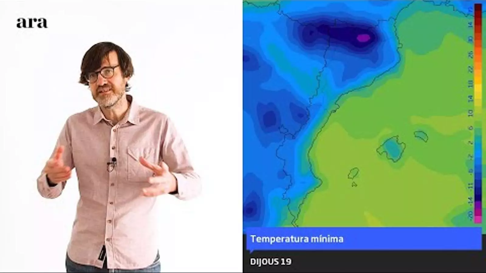 La méteo: comença una fredorada que durarà com a mínim una setmana