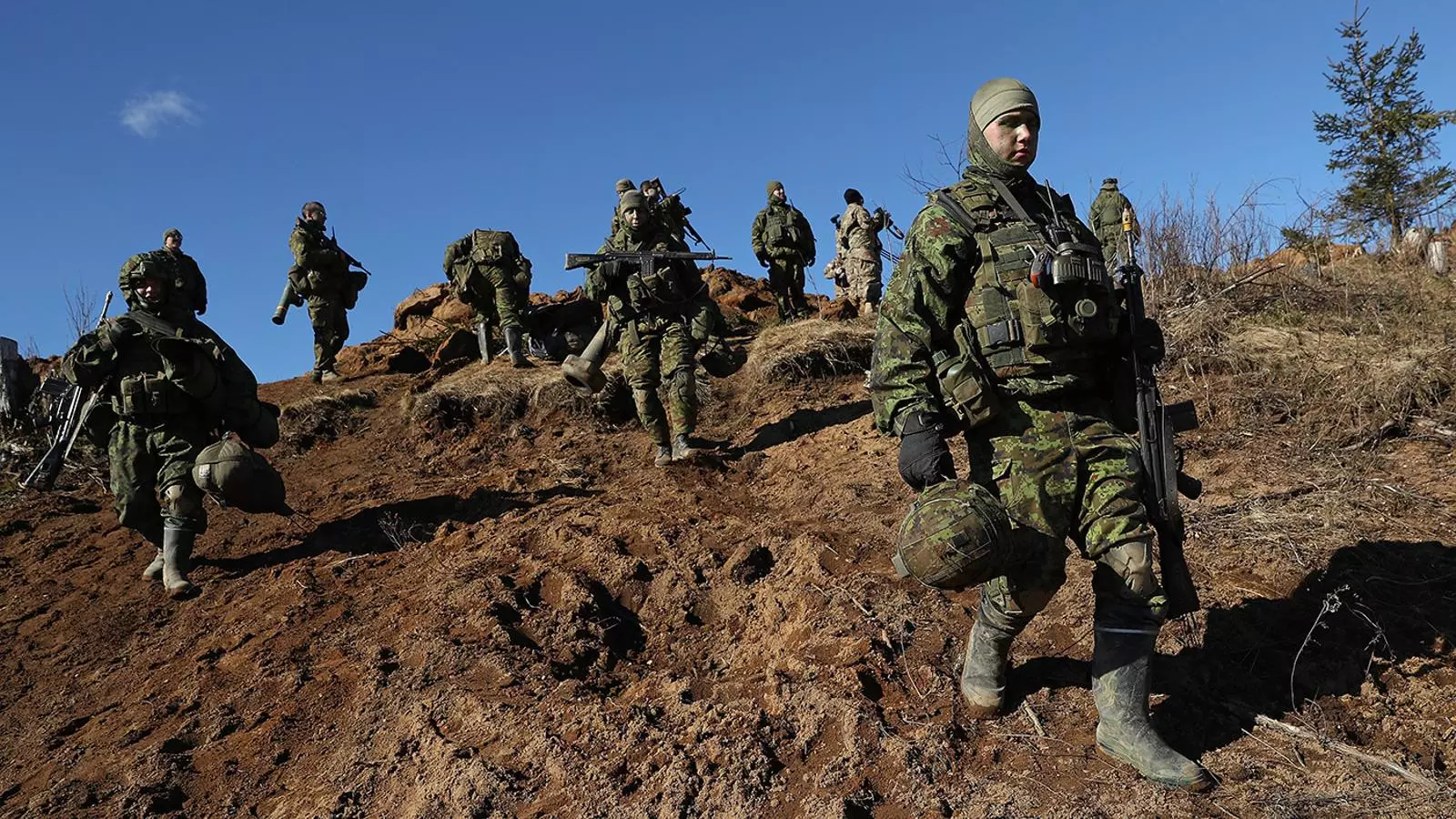 Militars russos es despleguen per a una operació.