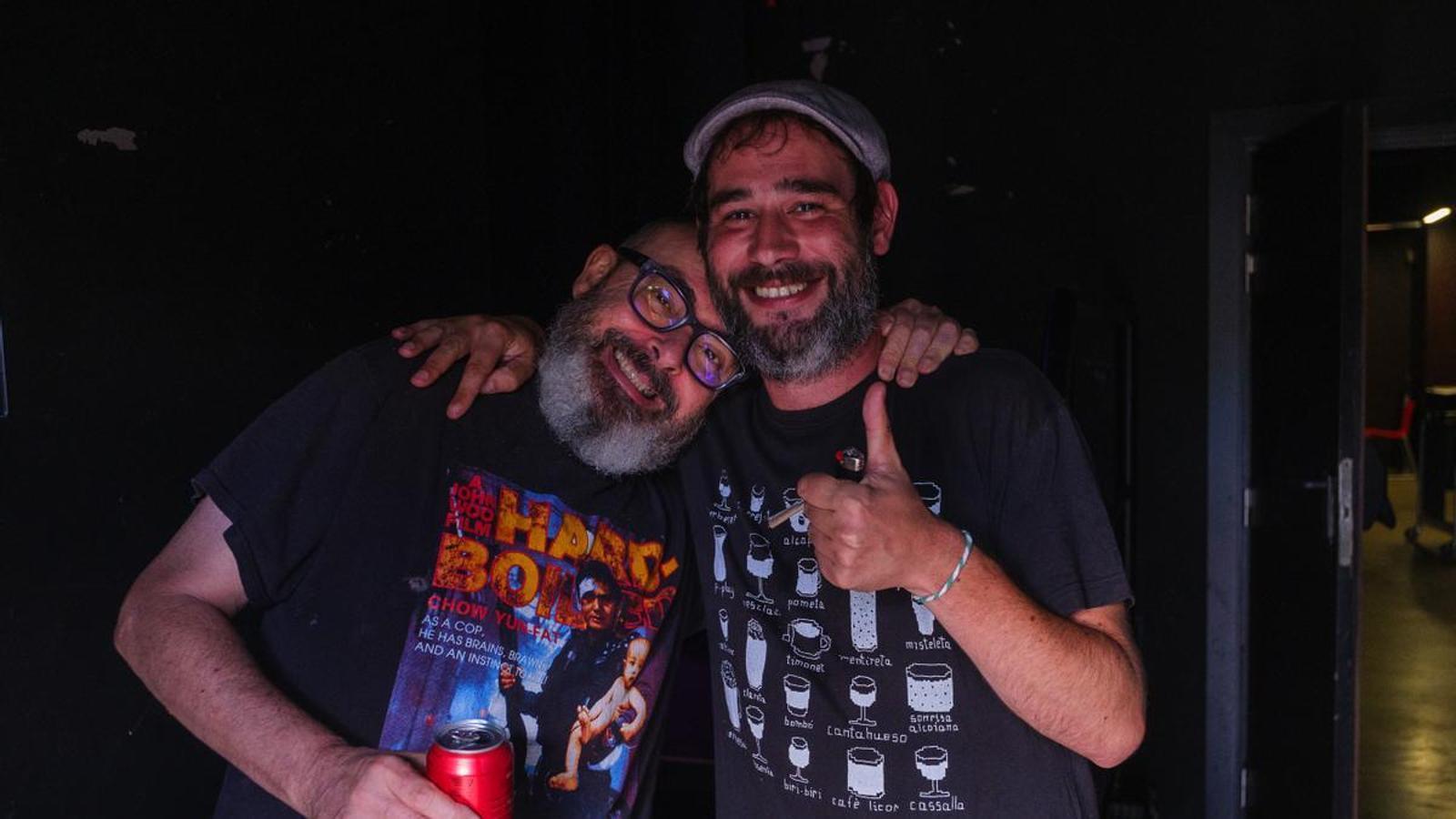 Tuli Márquez and Guillem Caballero, responsible for the musical 'Durruti te quiero'.