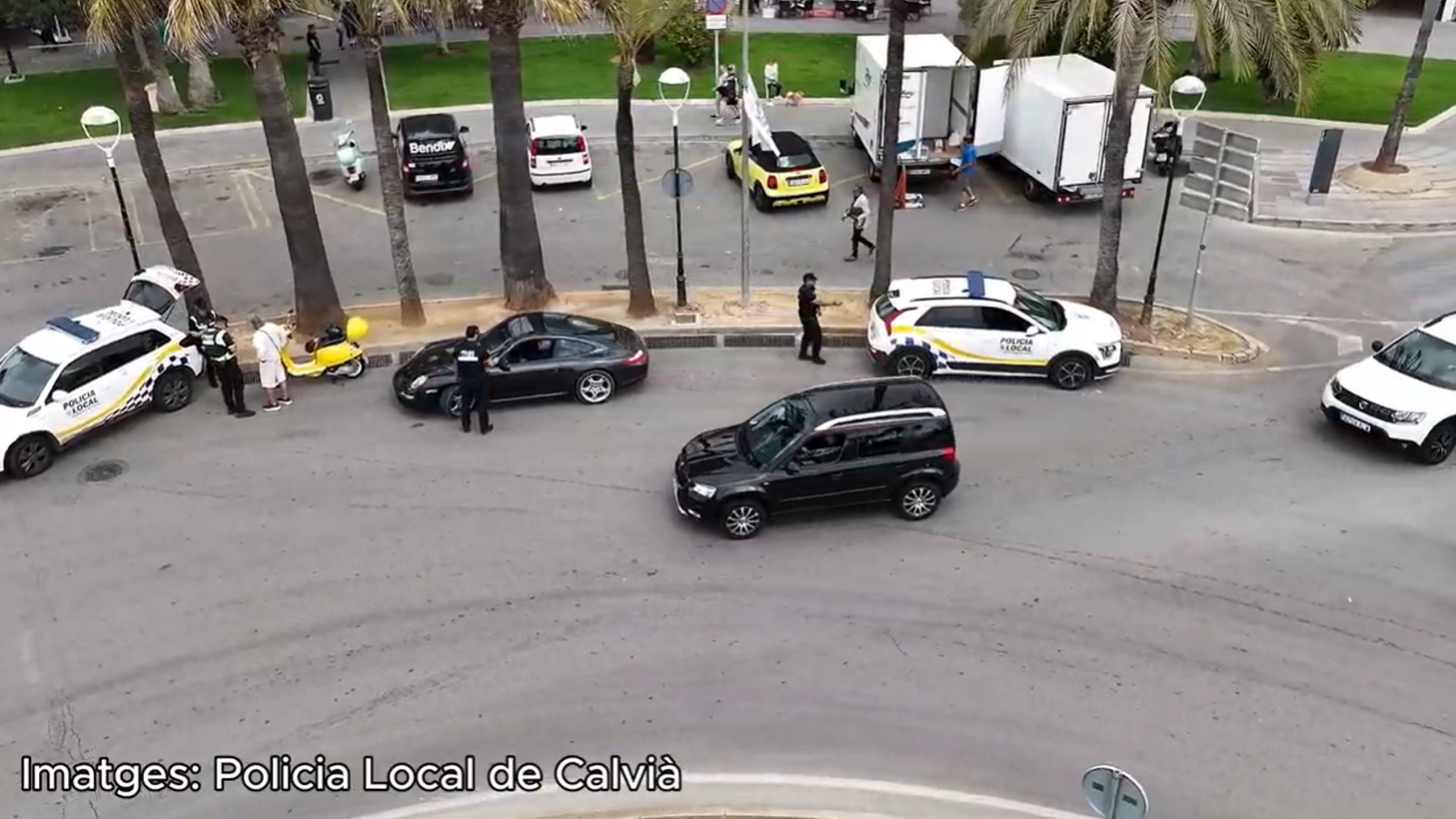 Control de la Policía Local de Calvià