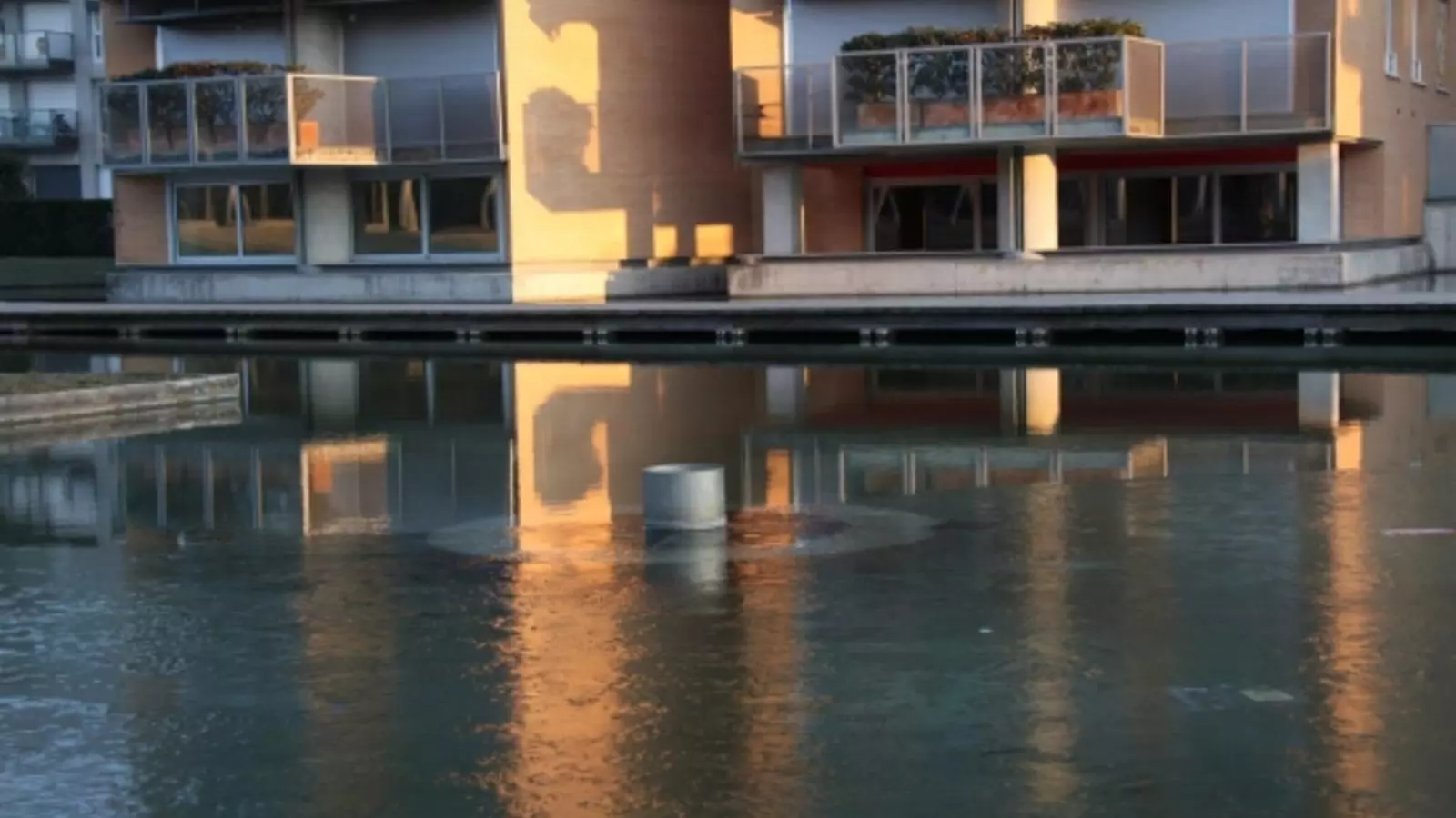 El fred dels últims dies ha fet gelar part de l'estany del parc de les Casernes a Girona / ACN