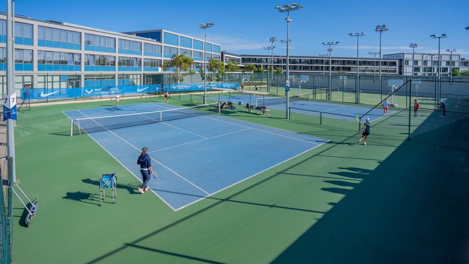 Pistes de la Rafa Nadal Academy a Manacor.