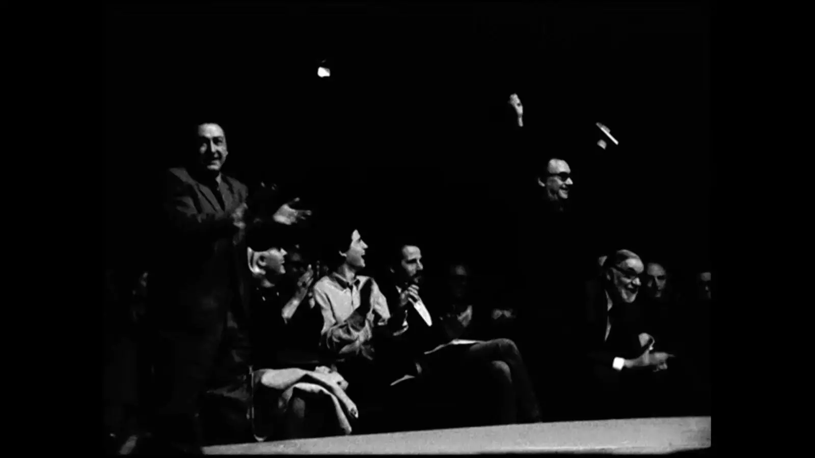 Un fotograma de la pel·lícula de Pere Portabella que es va rodar de manera clandestina al "Price dels poetes" de 1970