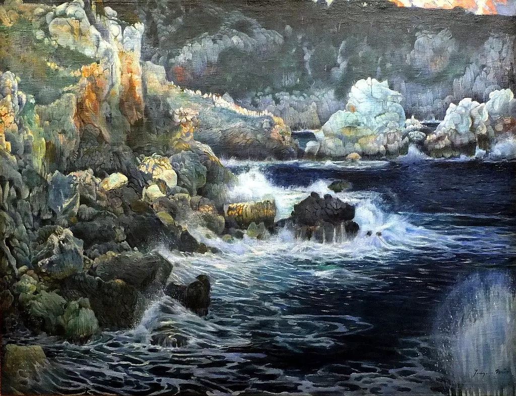 'La cala encantada', un quadre de Joaquim Mir