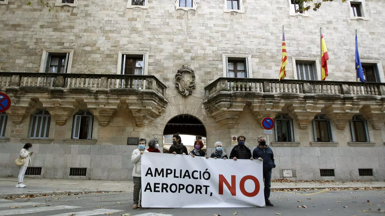 Protesta davant el Tribunal Superior de Justícia de les Illes Balears aquest divendres