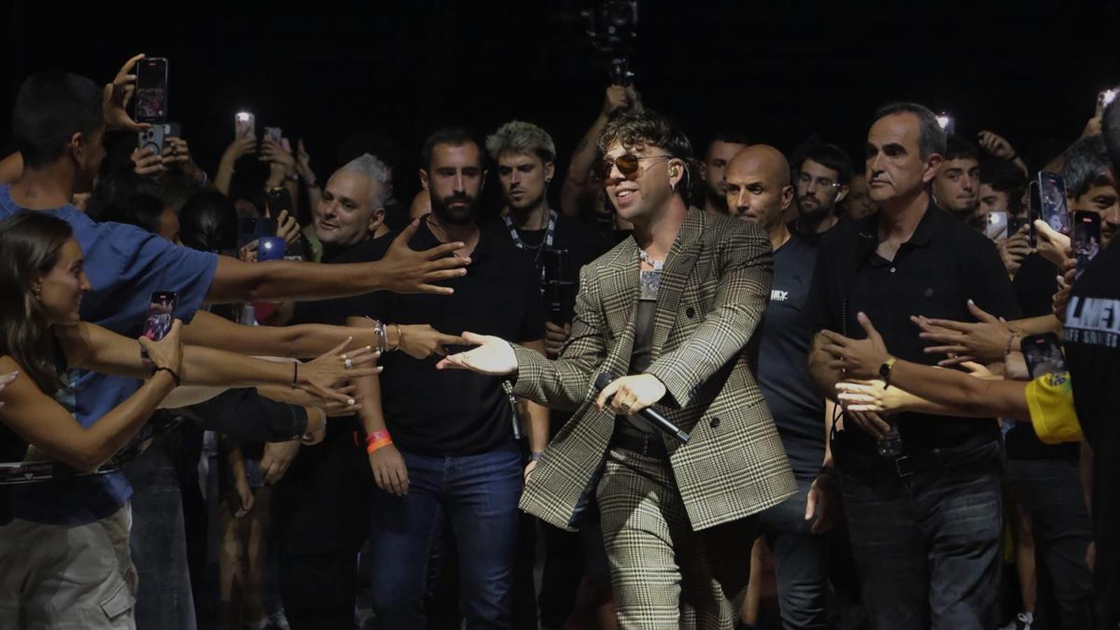 Quevedo in the first of two concerts at the Palau Sant Jordi.