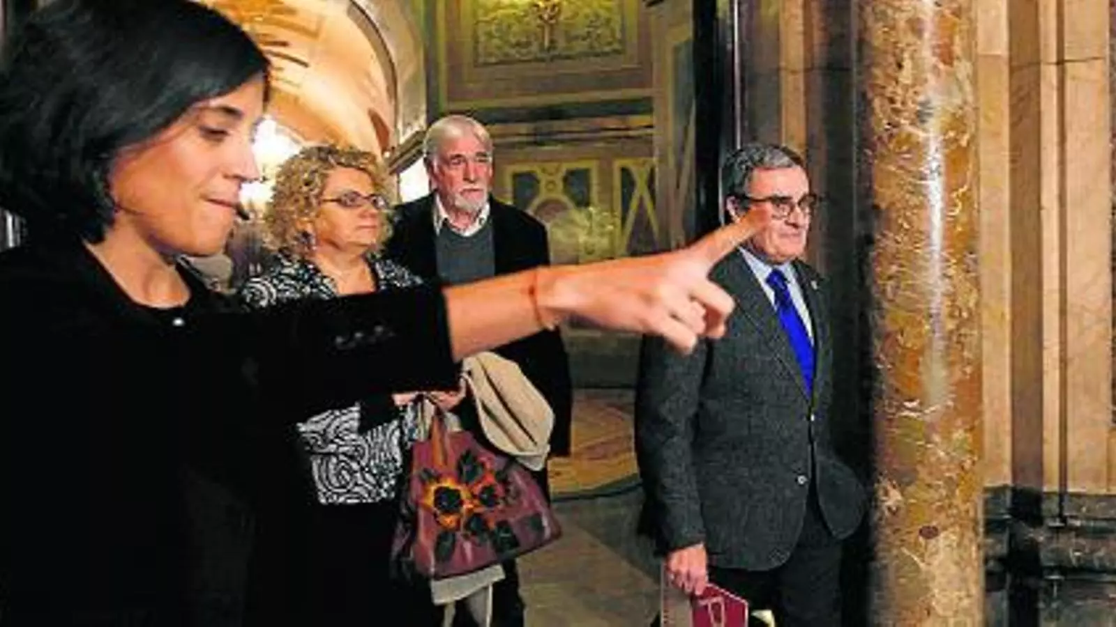 Àngel Ros va fer pública ahir al Parlament la seva decisió de deixar l'escó.