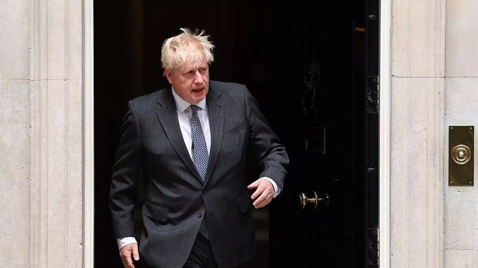 Boris Johnson al 10 de Downing Street, a Londres, el 13 de juny.