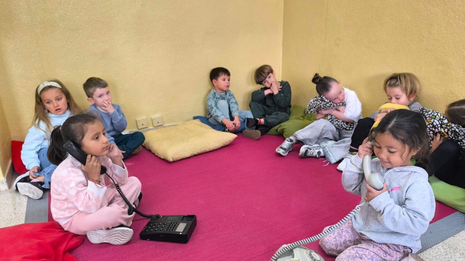 Una de les activitats per impulsar l'ús del català al CEIP Ses Rotes Velles.