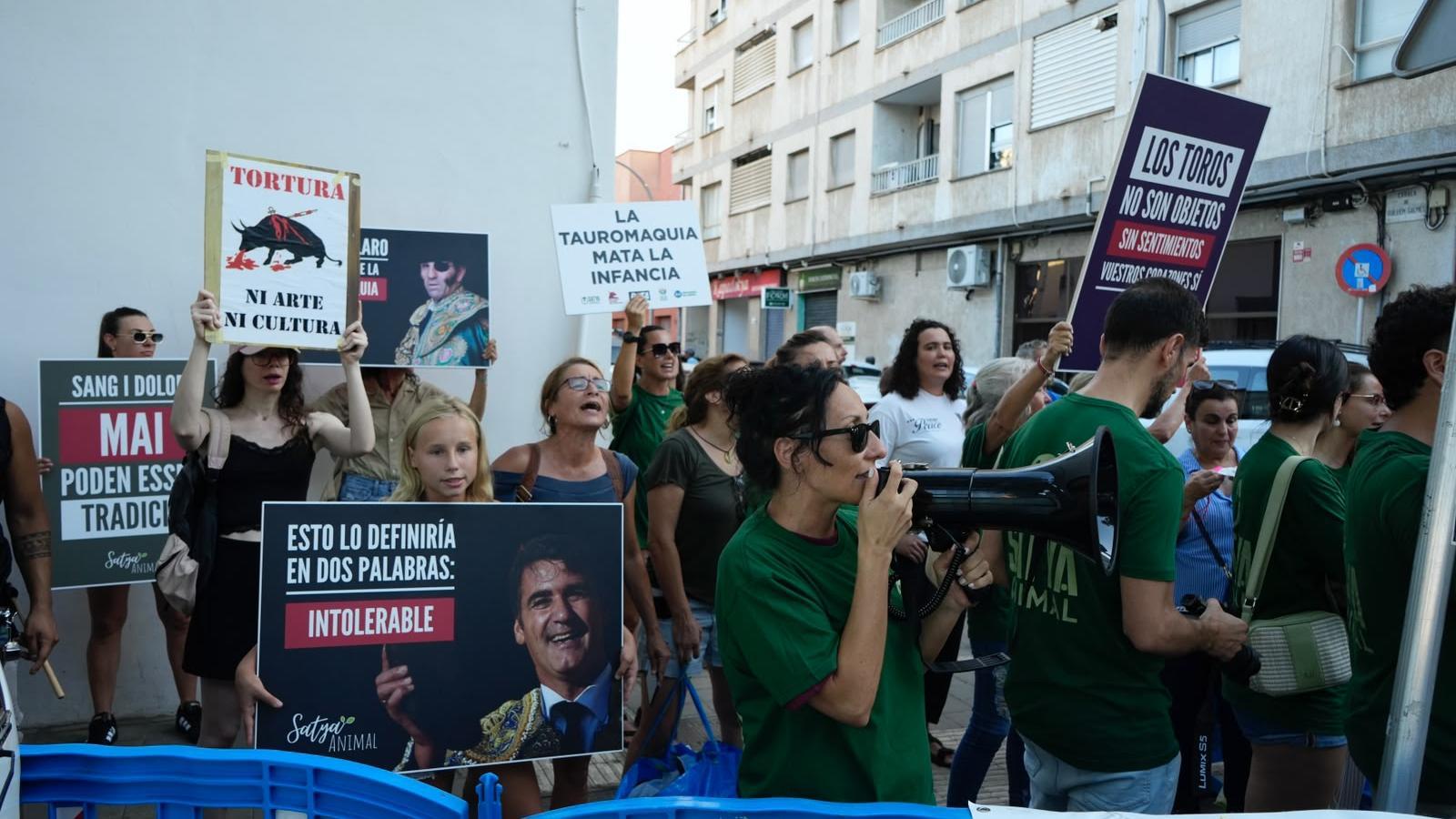 Protesta contra la tauromàquia a Palma.