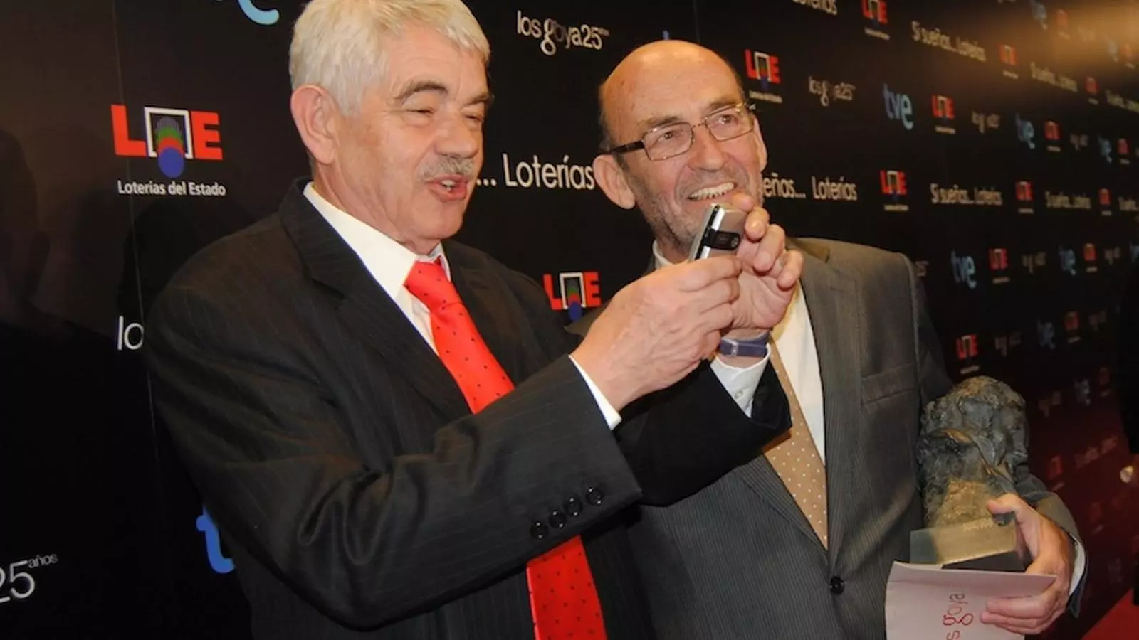Oriol Ivern amb Pasqual Maragall.