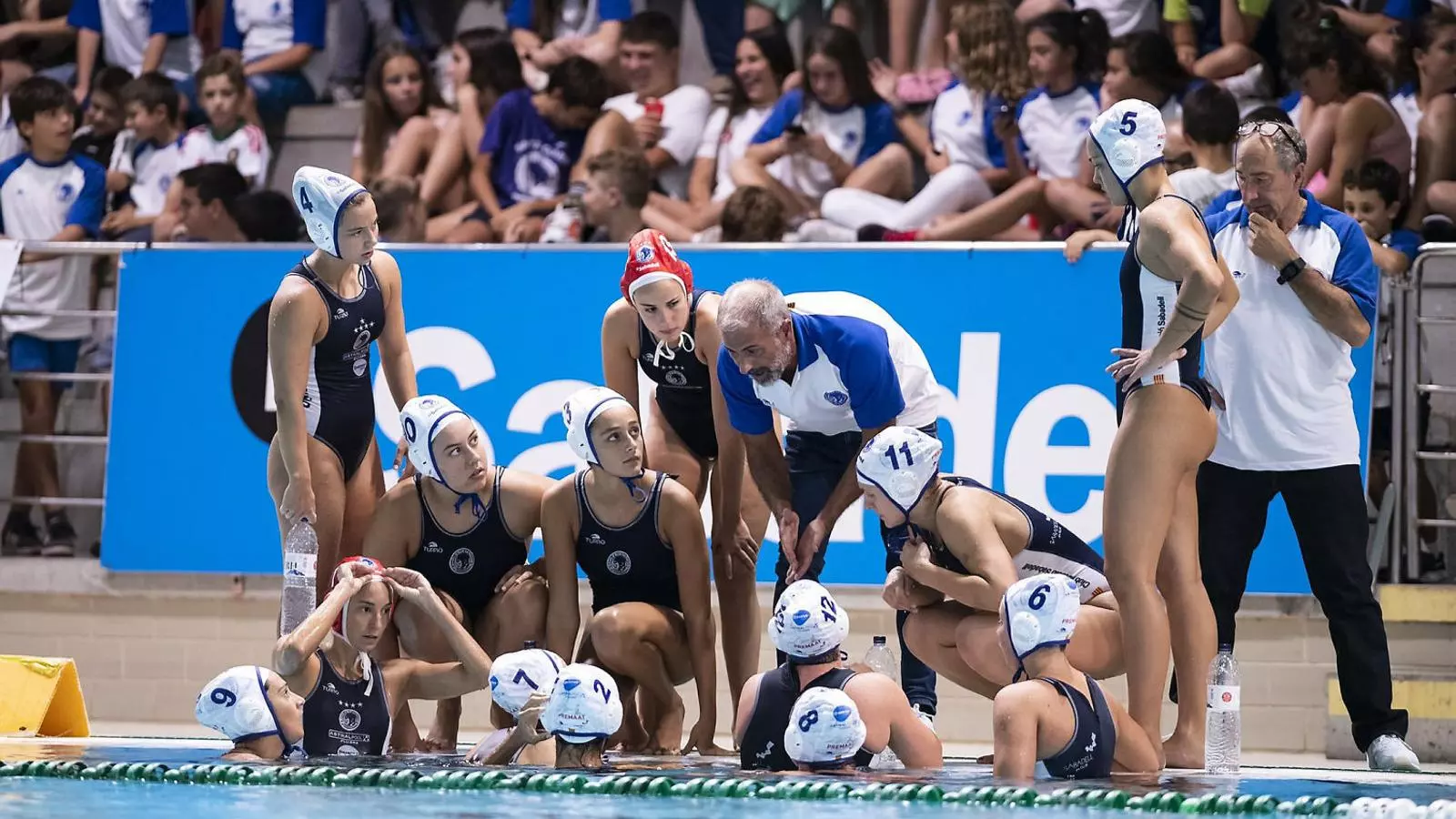 L’Astralpool Sabadell durant la Supercopa.