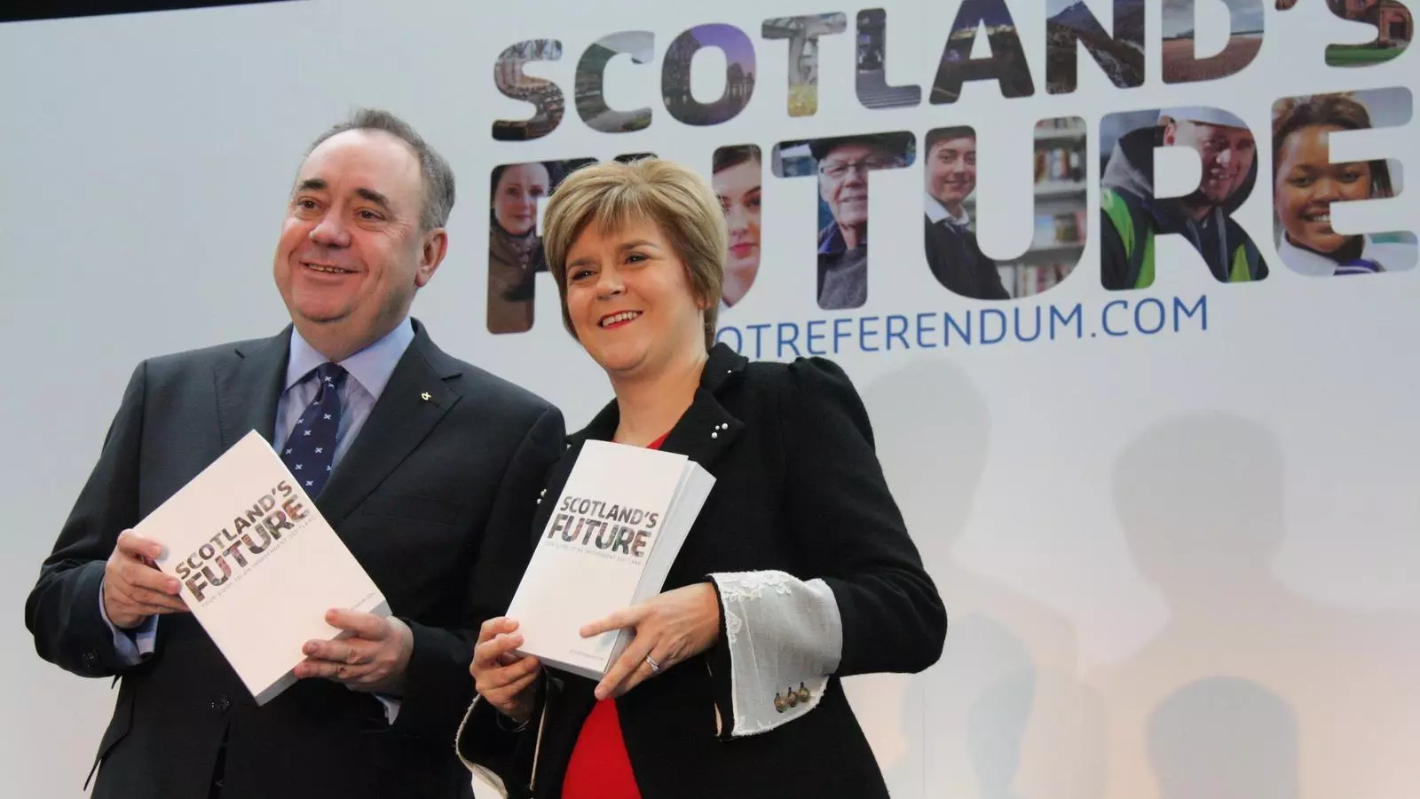 El primer ministre escocès, Alex Salmond, amb la viceprimera ministra, Nicola Sturgeon / ACN