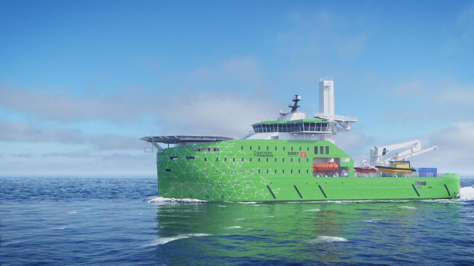 Un barco de Bibby Marine