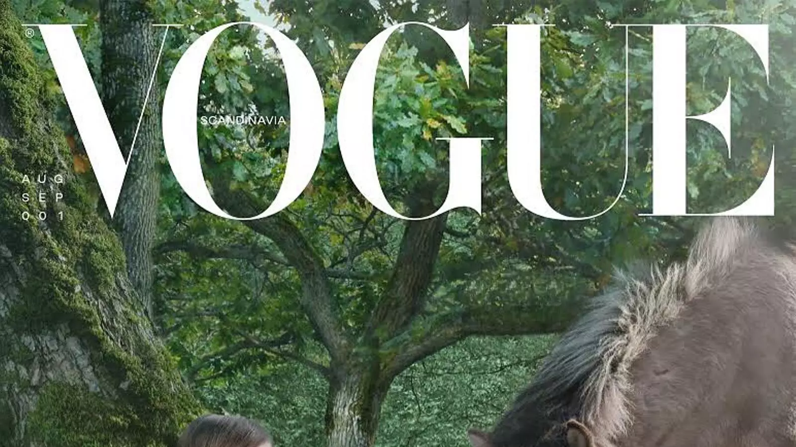 Gretha Thunberg, a la portada del primer número de la revista Vogue Escandinàvia.