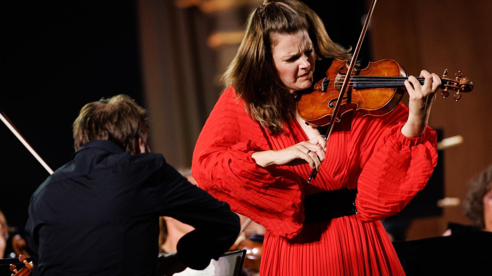 Janine Jansen und Gregori Ahss, in Pollensa.