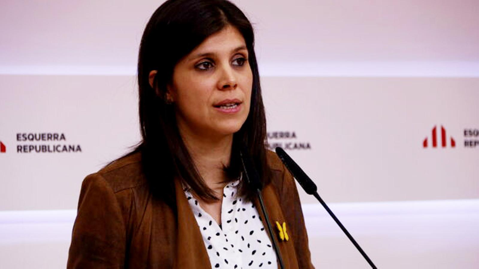 Marta Vilalta, en una compareixença recent