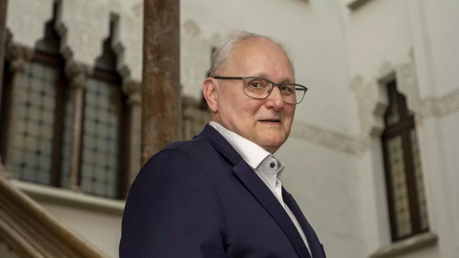 Gaudem galea fotografiat per l'entrevista amb l'ARA