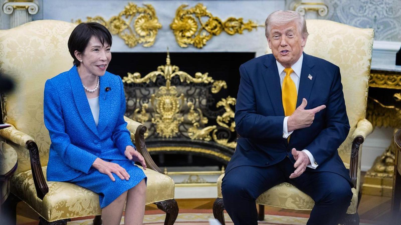 Sanae Takaichi y Donald Trump en una imagen de archivo.