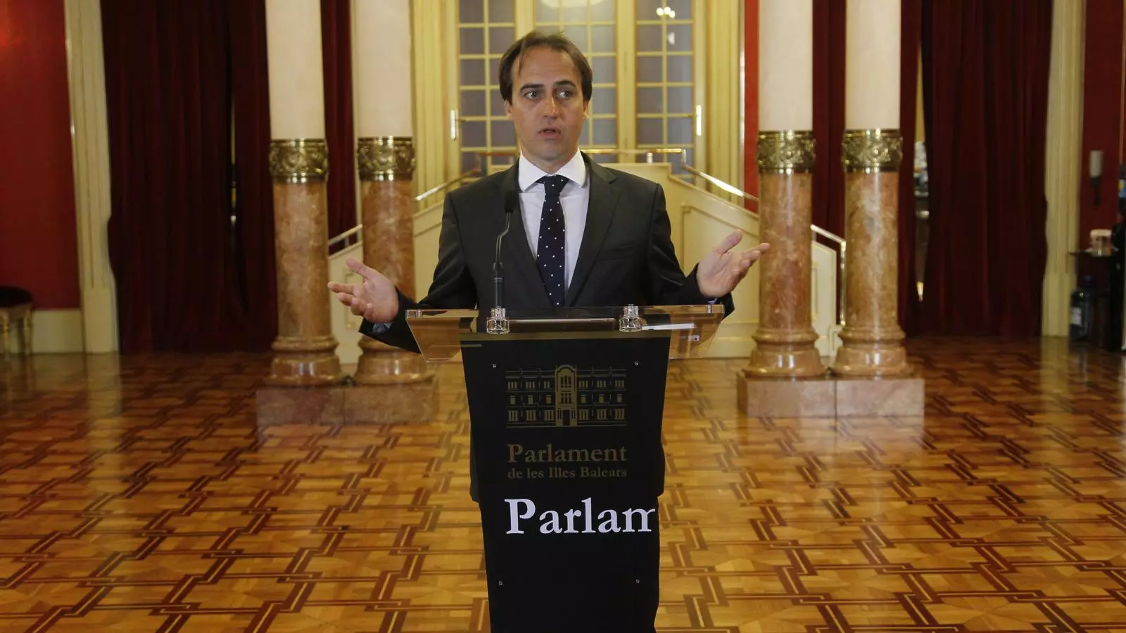El diputat, Álvaro Gijón, aquest dimarts al Parlament