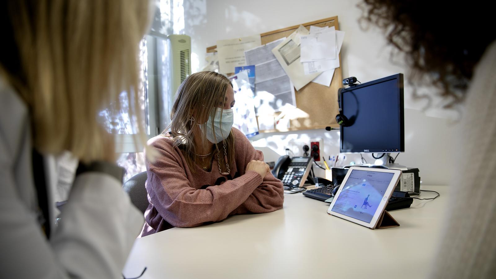 A file image of a persistent COVID patient at the Terrassa Health Consortium.