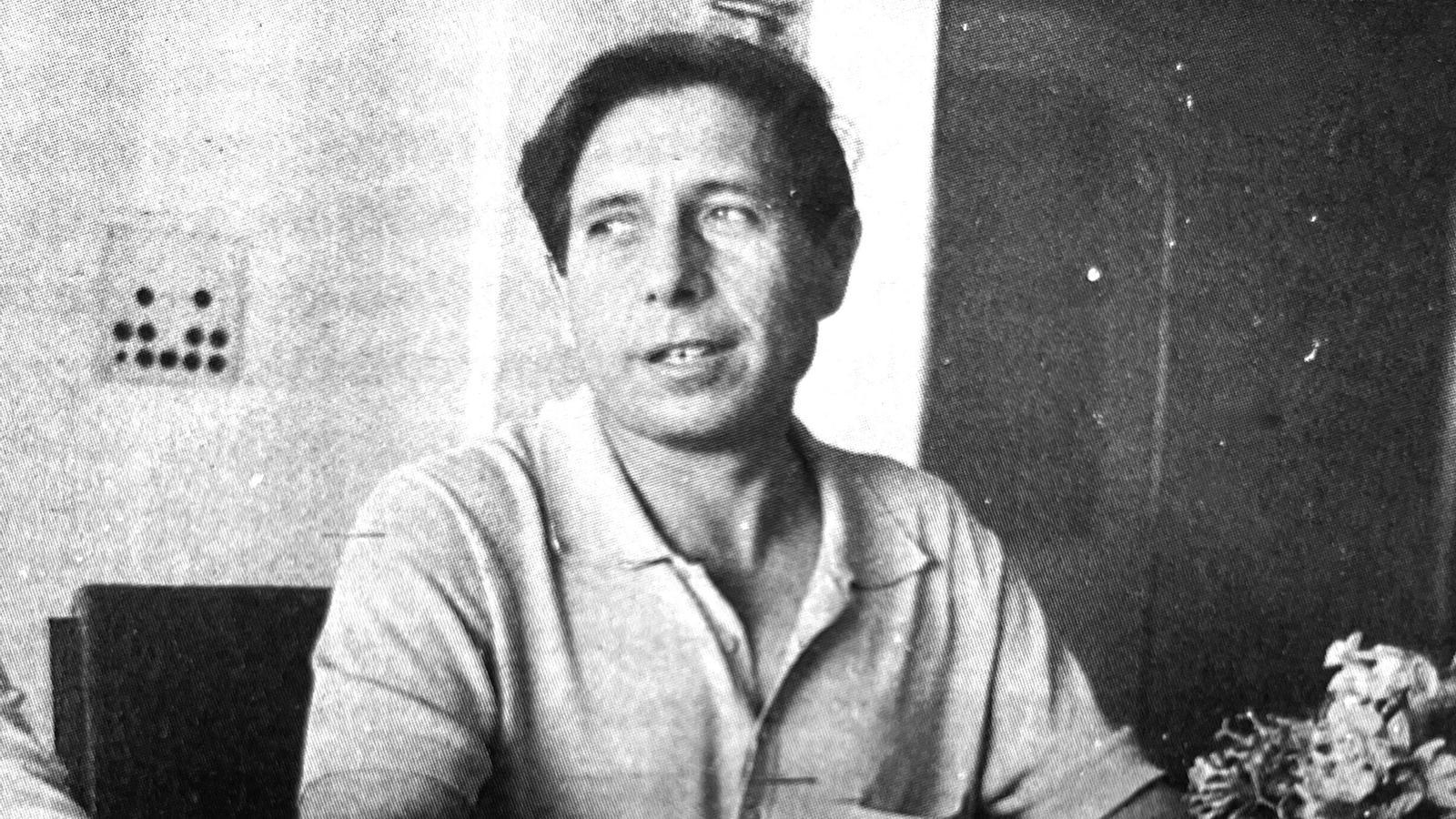 Binimelis en su despacho de la universidad Jawaharlal Nehru.