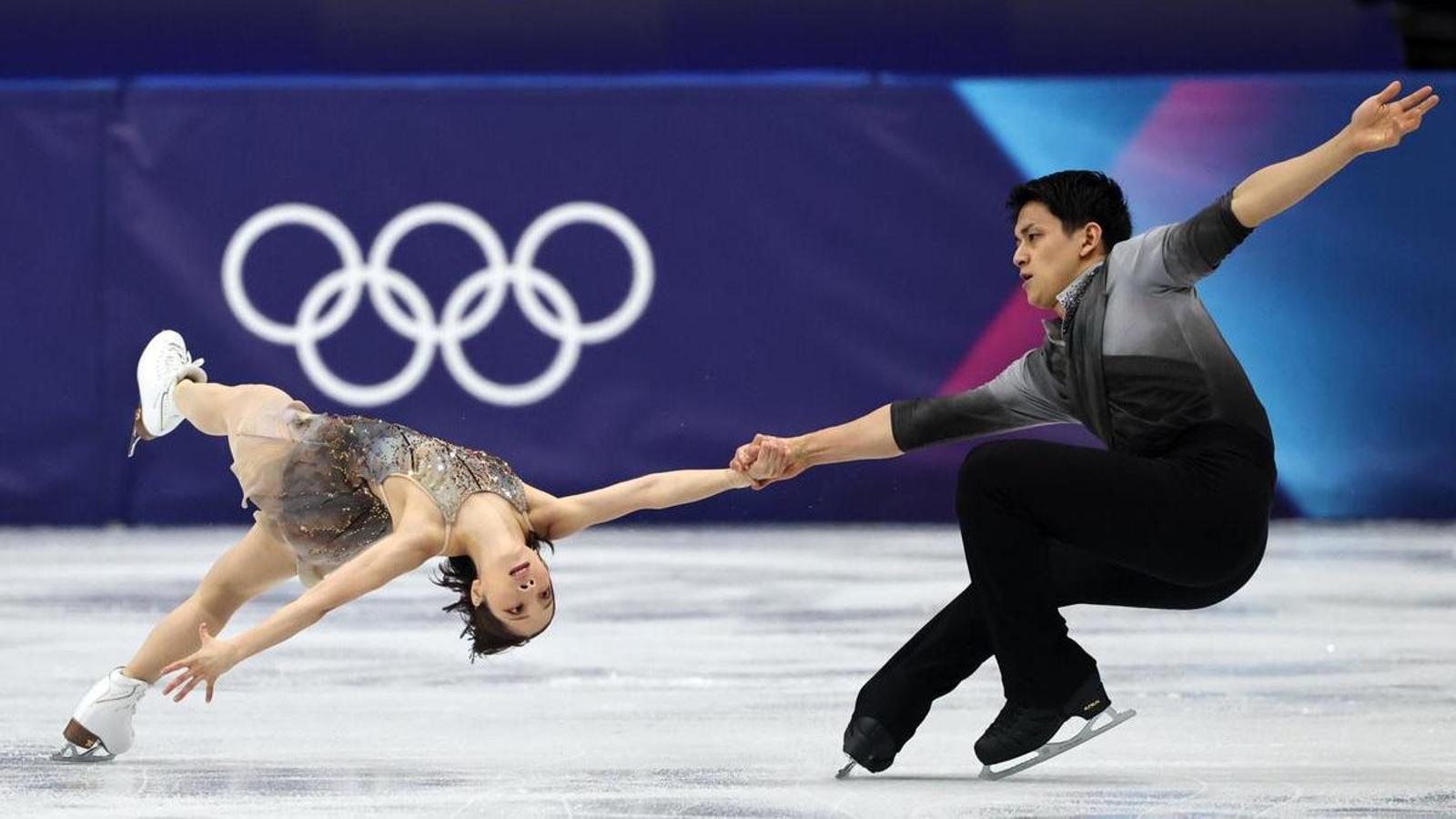 Exciting victory for Japan's Miura and Kihara in pairs figure skating