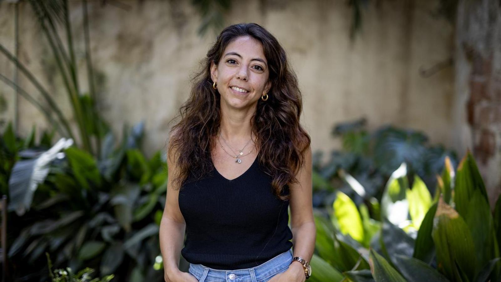 The writer and journalist Mar Camps photographed in Barcelona.