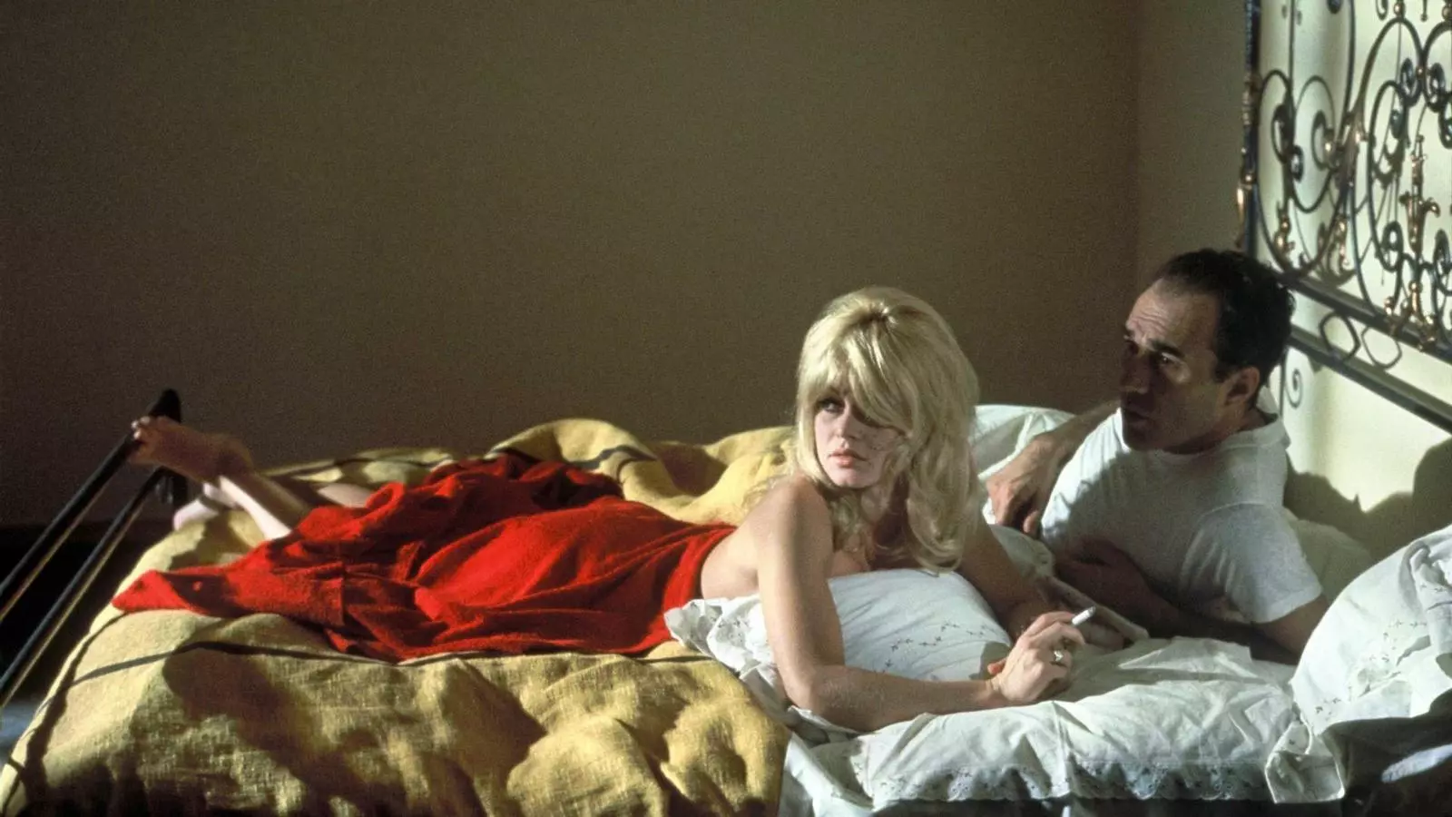 Brigitte Bardot y Michel Piccoli a 'El desprecio'