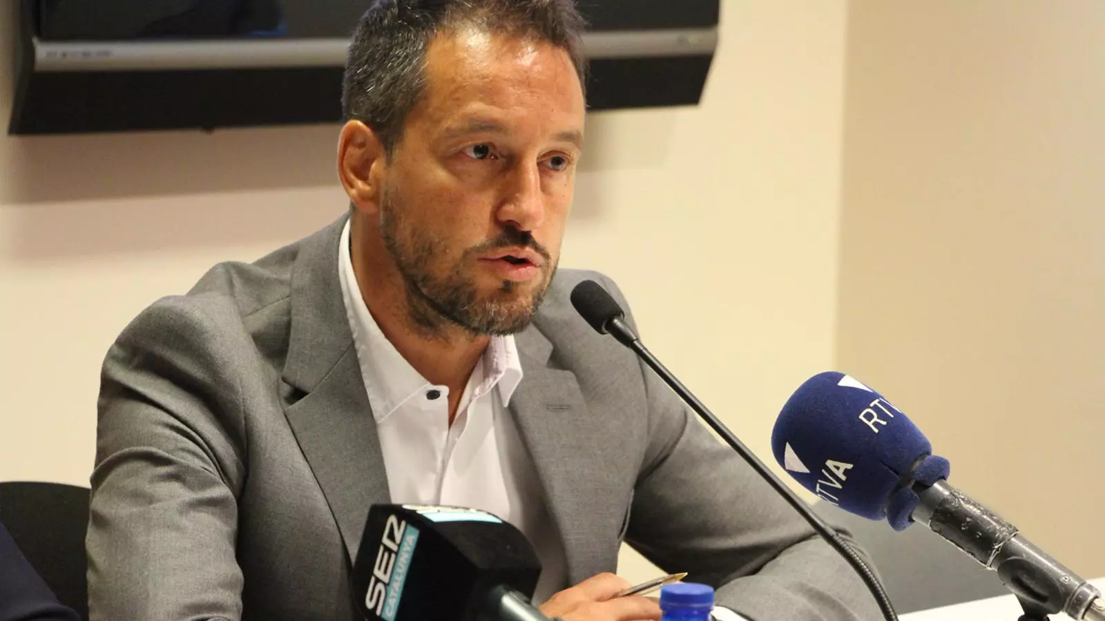 El president del grup parlamentari socialdemòcrata, Pere López. / M. P.