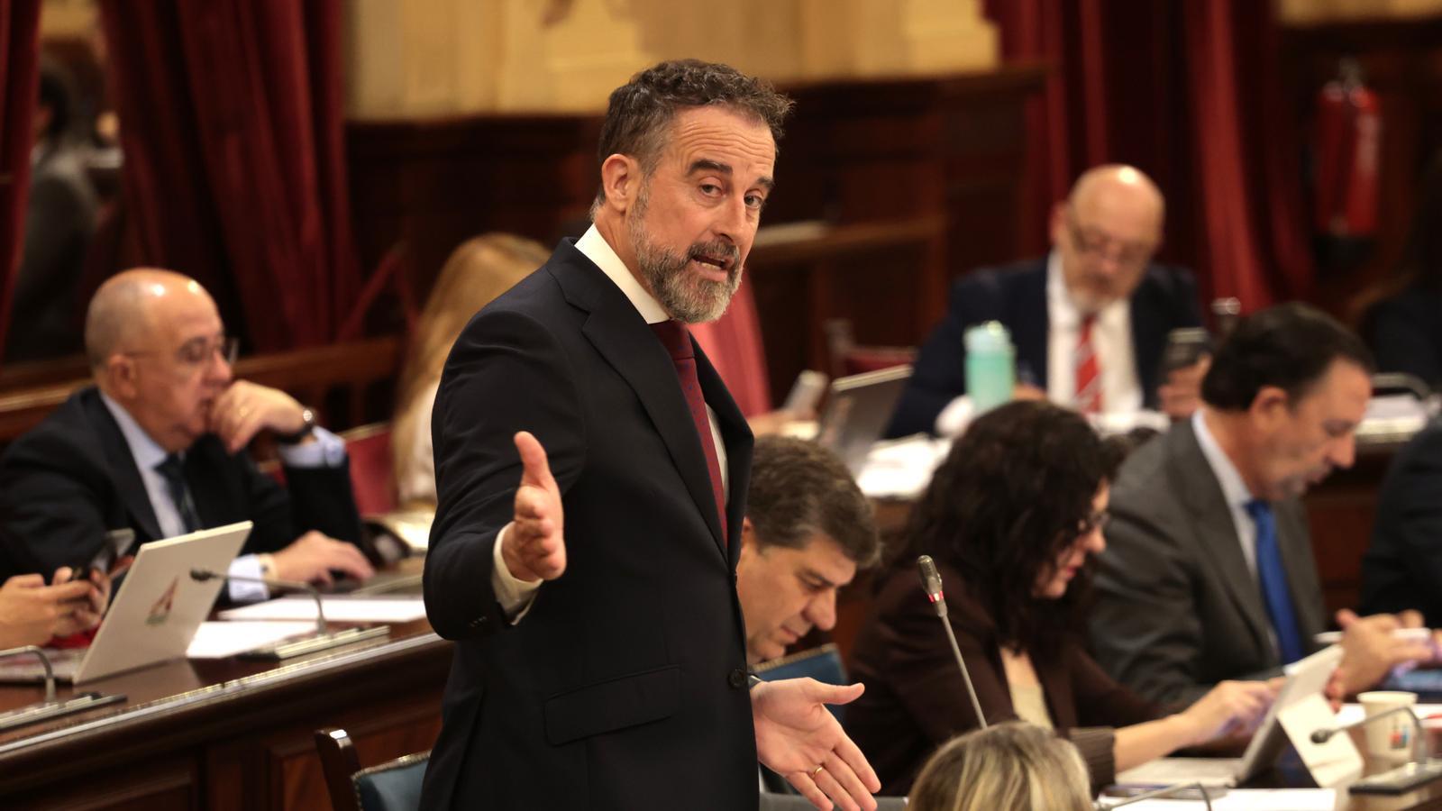 El conseller d'Habitatge, Territori i Mobilitat, José Luis Mateo.