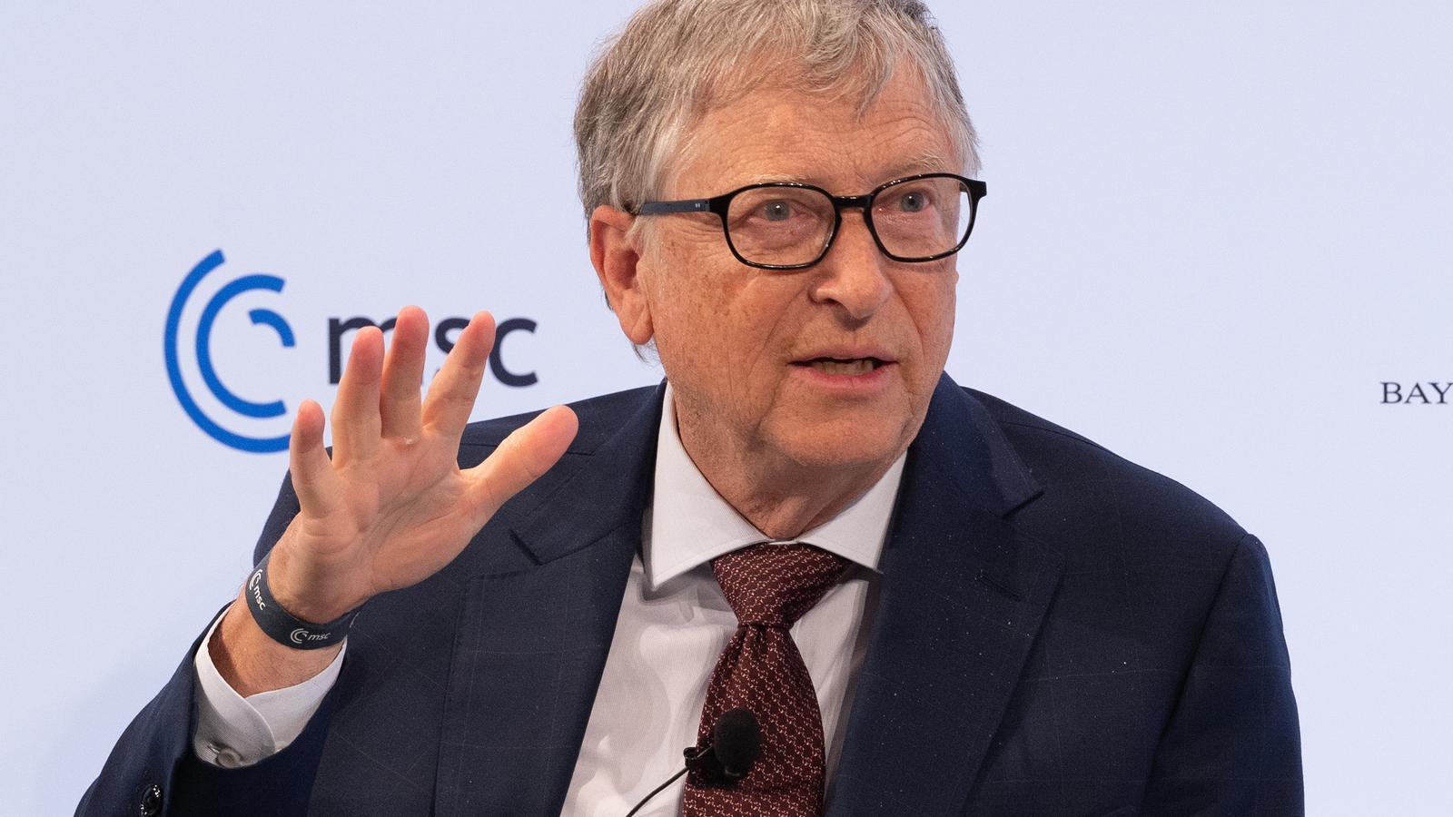 The founder of Microsoft and president of the Gates Foundation, Bill Gates
