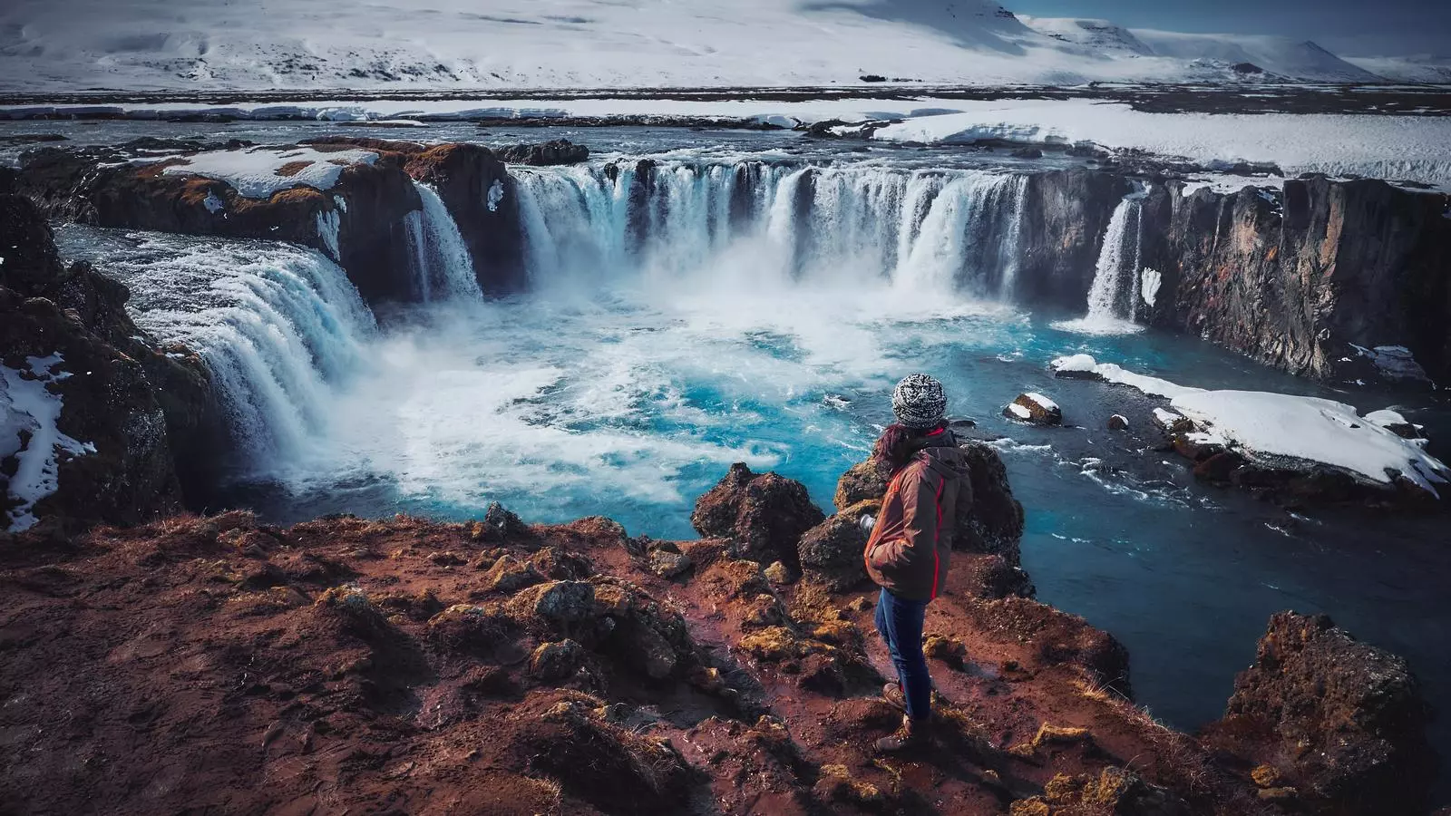Les catarates de Gadafoss a Islàndia