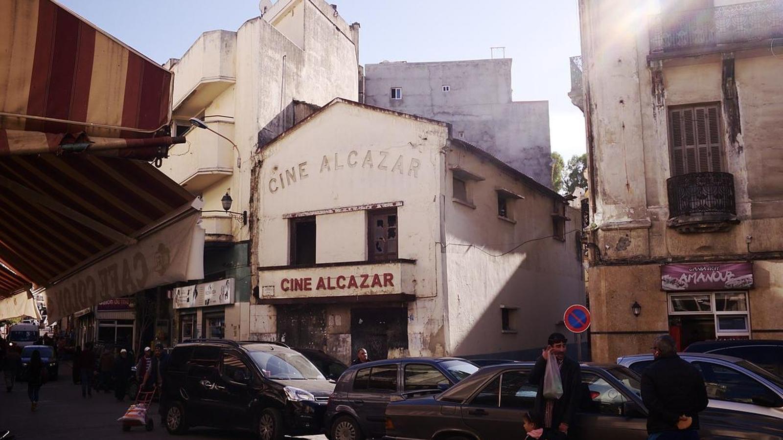 The old Alcazar Cinema in Tangier