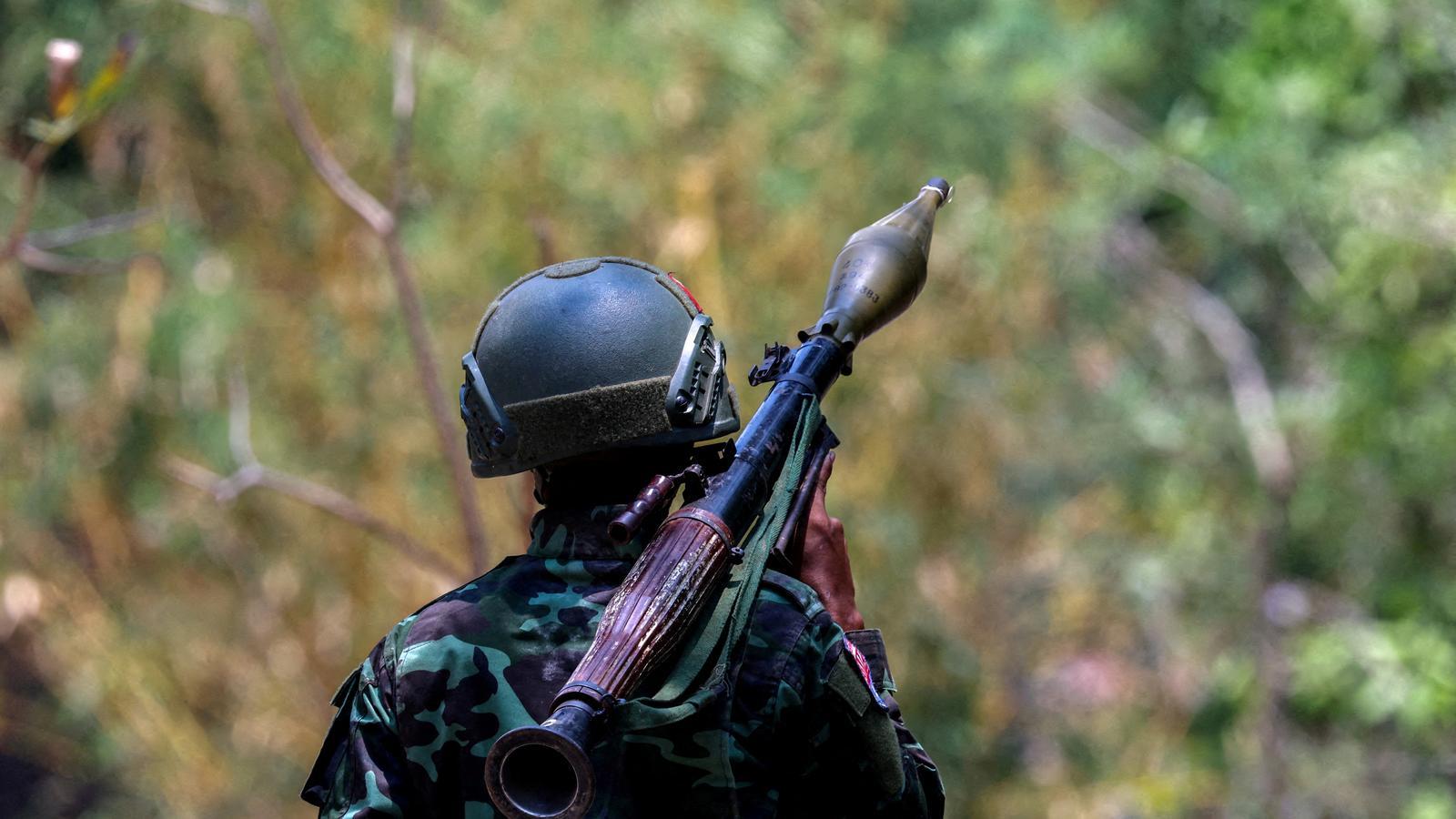 La guerra civil de Myanmar.