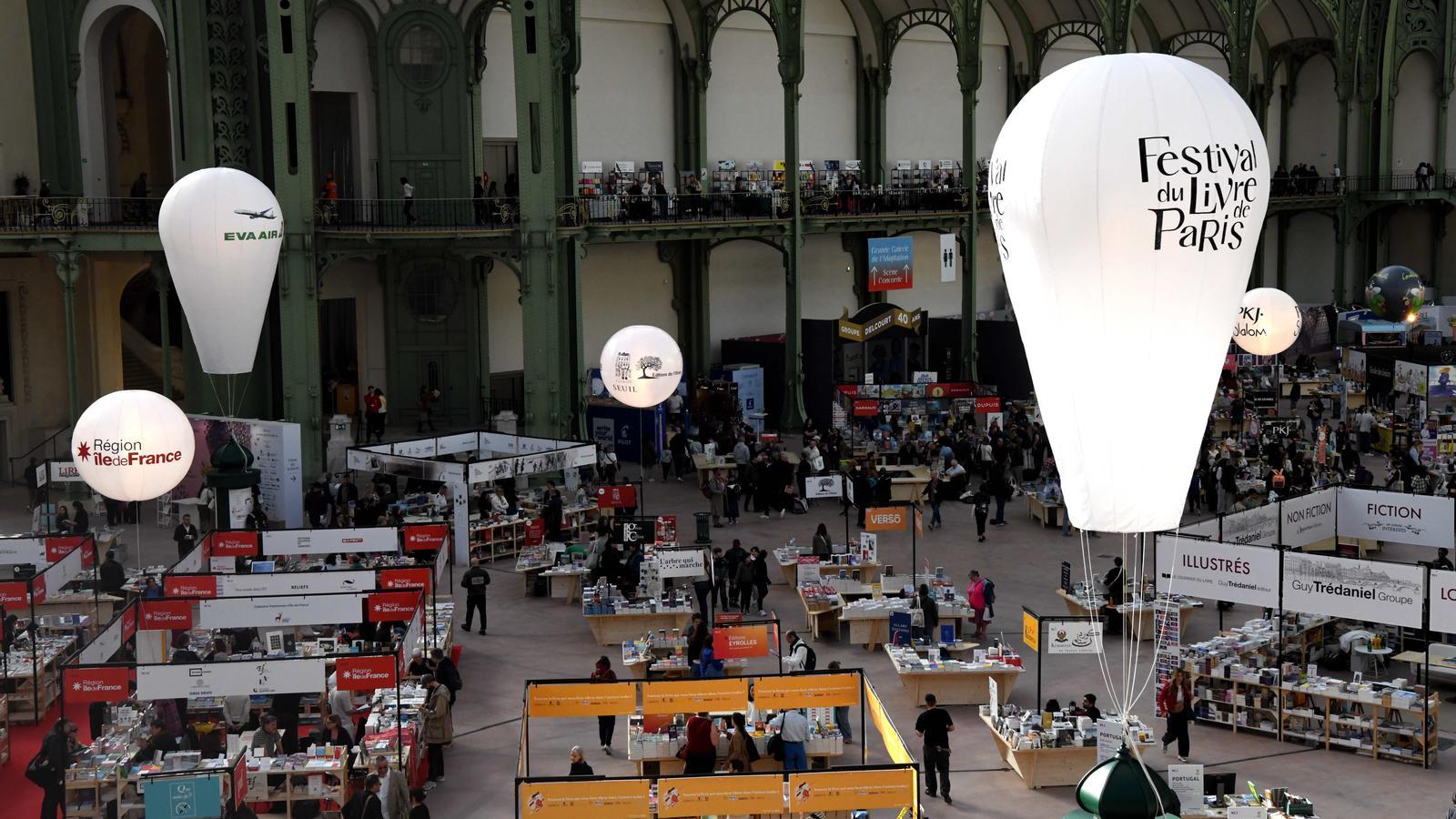Una imagen de la última feria del libro de París