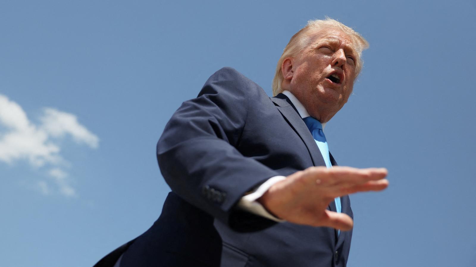 The president of the United States, Donald Trump.